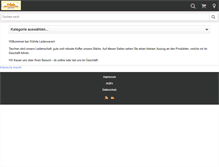 Tablet Screenshot of leder-waren.ch